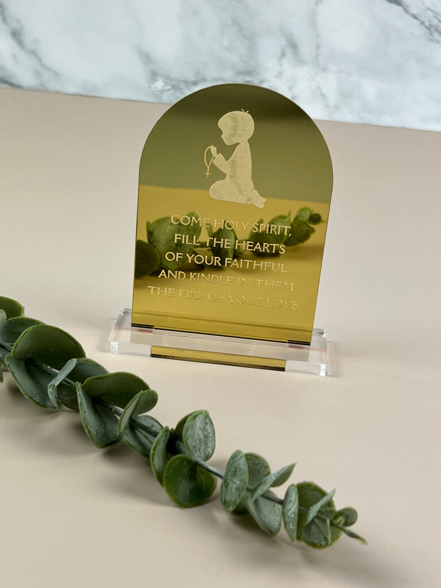 Custom Mini Freestanding Arch Plaque (Bomboniere)