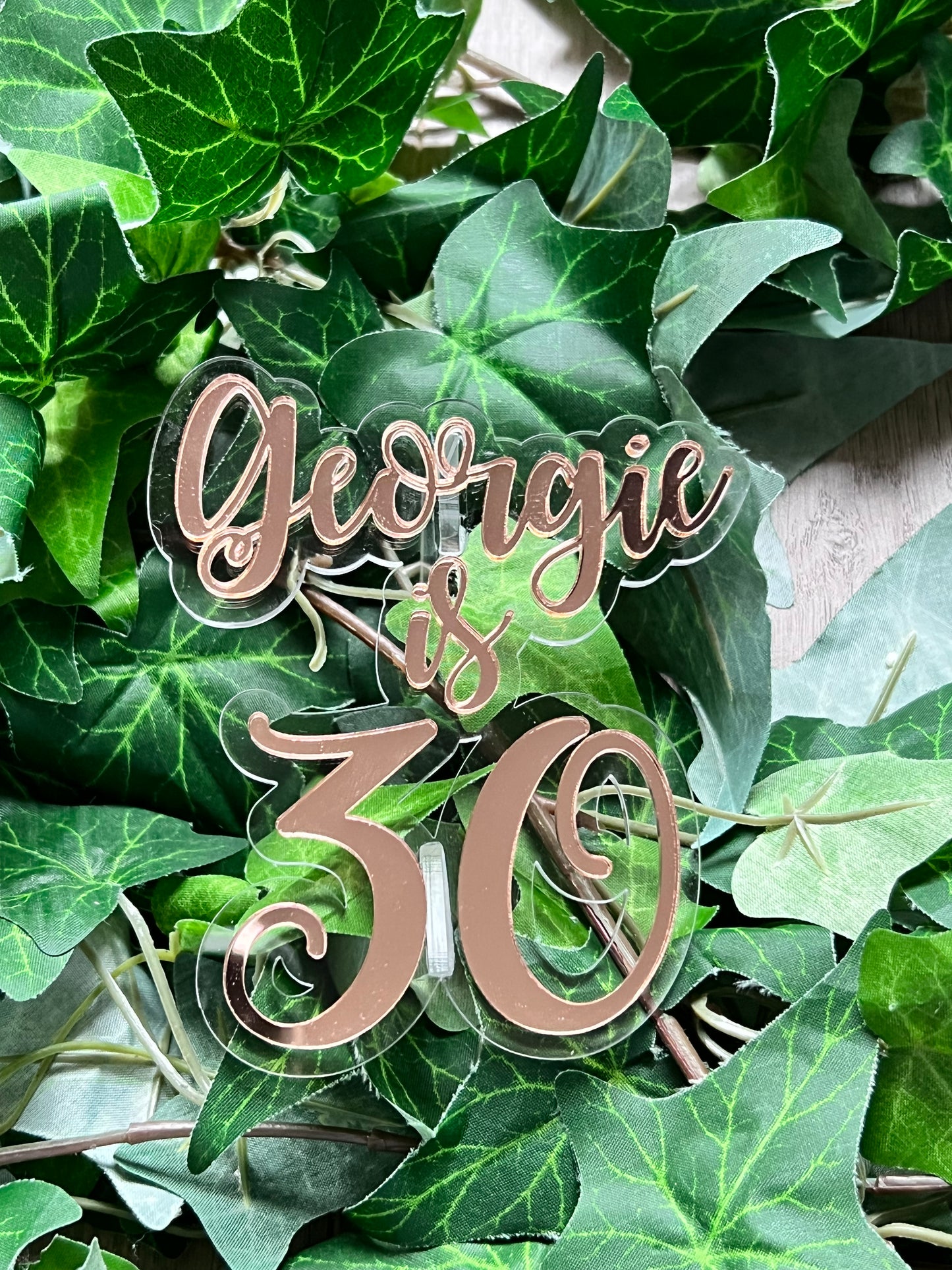 2 Layer Acrylic Cake Fropper (Small)