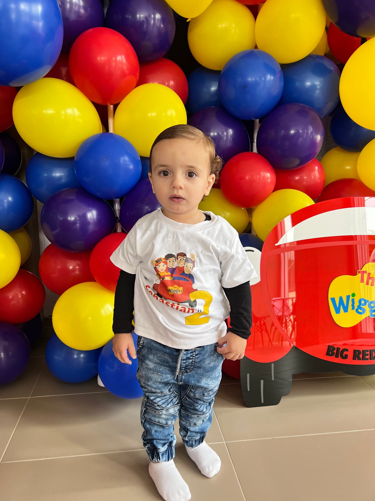 Wiggles 'Big Red Car' Sign/Party Prop