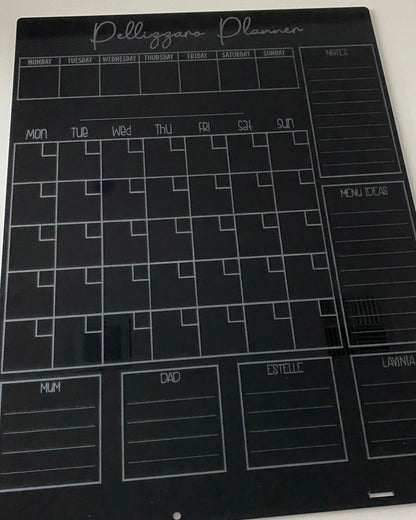 Personalised Super Wall Planner (Engraved Text)