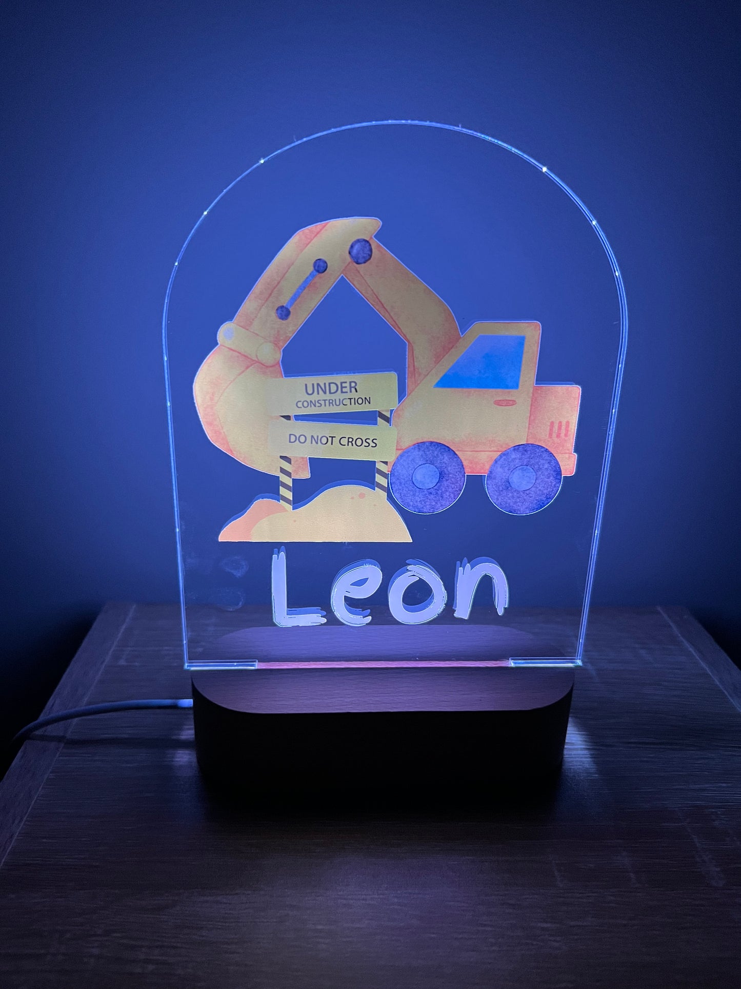 Personalised Arch Night Light - Printed Construction