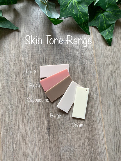 Initialed Acrylic Keyring