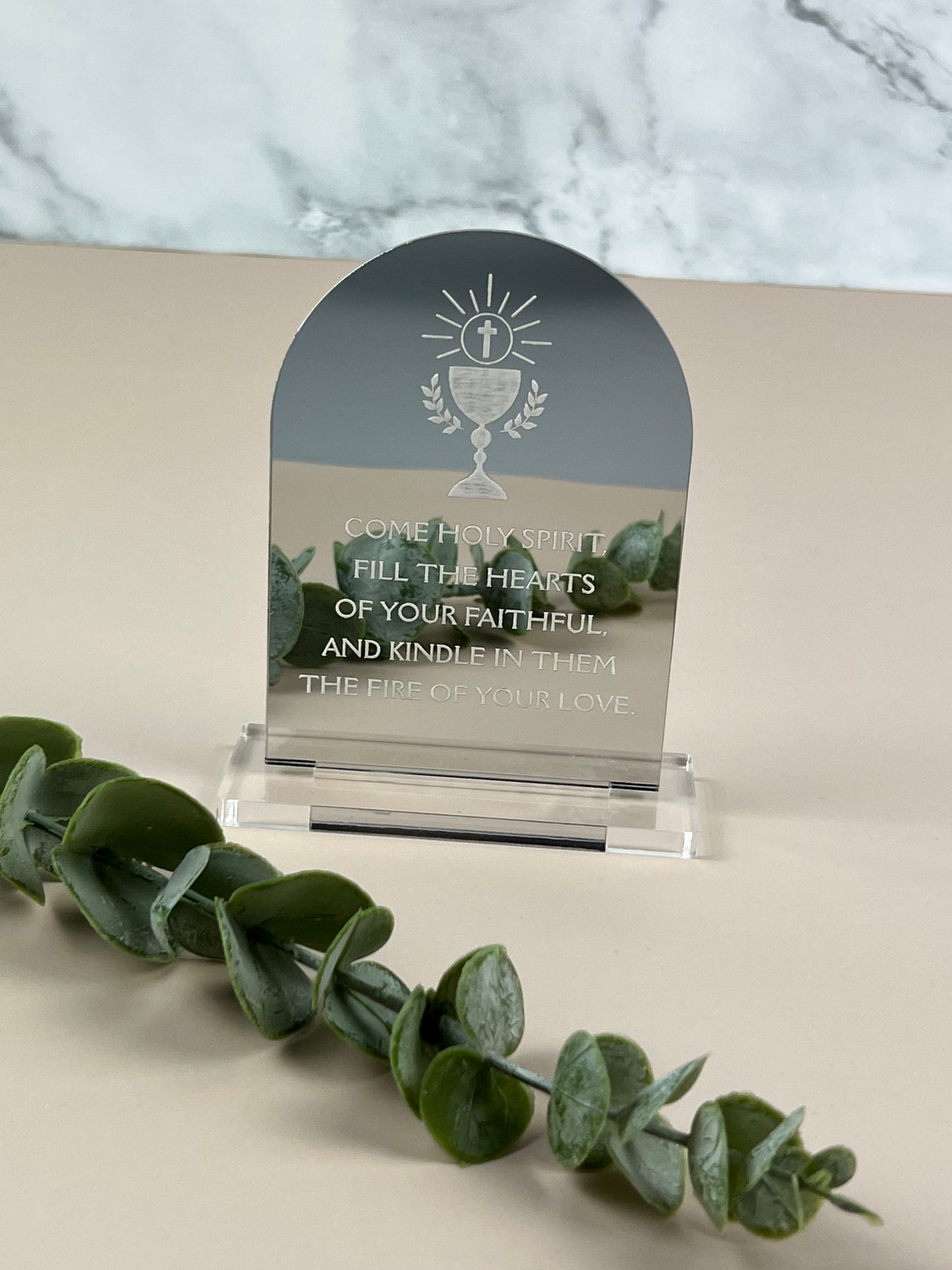 Custom Mini Freestanding Arch Plaque (Bomboniere)