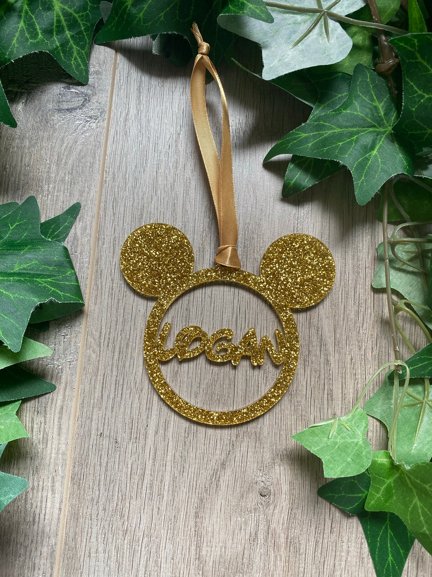 Personalised 'Mickey' Inspired Christmas Ornament