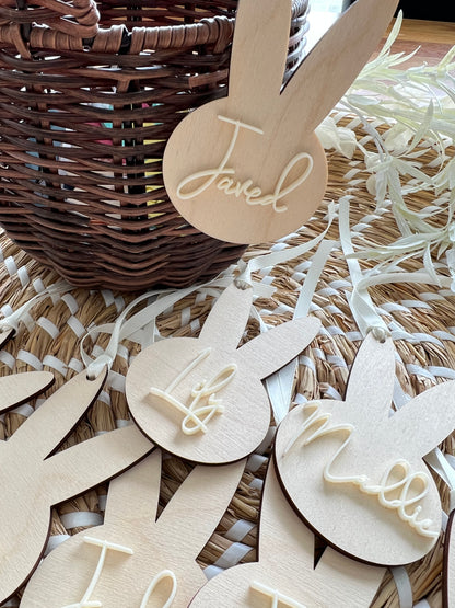 Personalised 3D Easter Gift Tags