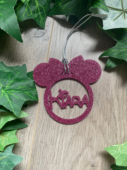 Personalised 'Mickey' Inspired Christmas Ornament