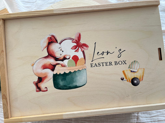 Printed Timber Easter Boxes (Egg Basket)