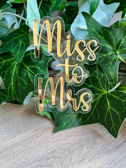 2 Layer Acrylic Cake Fropper (Small)