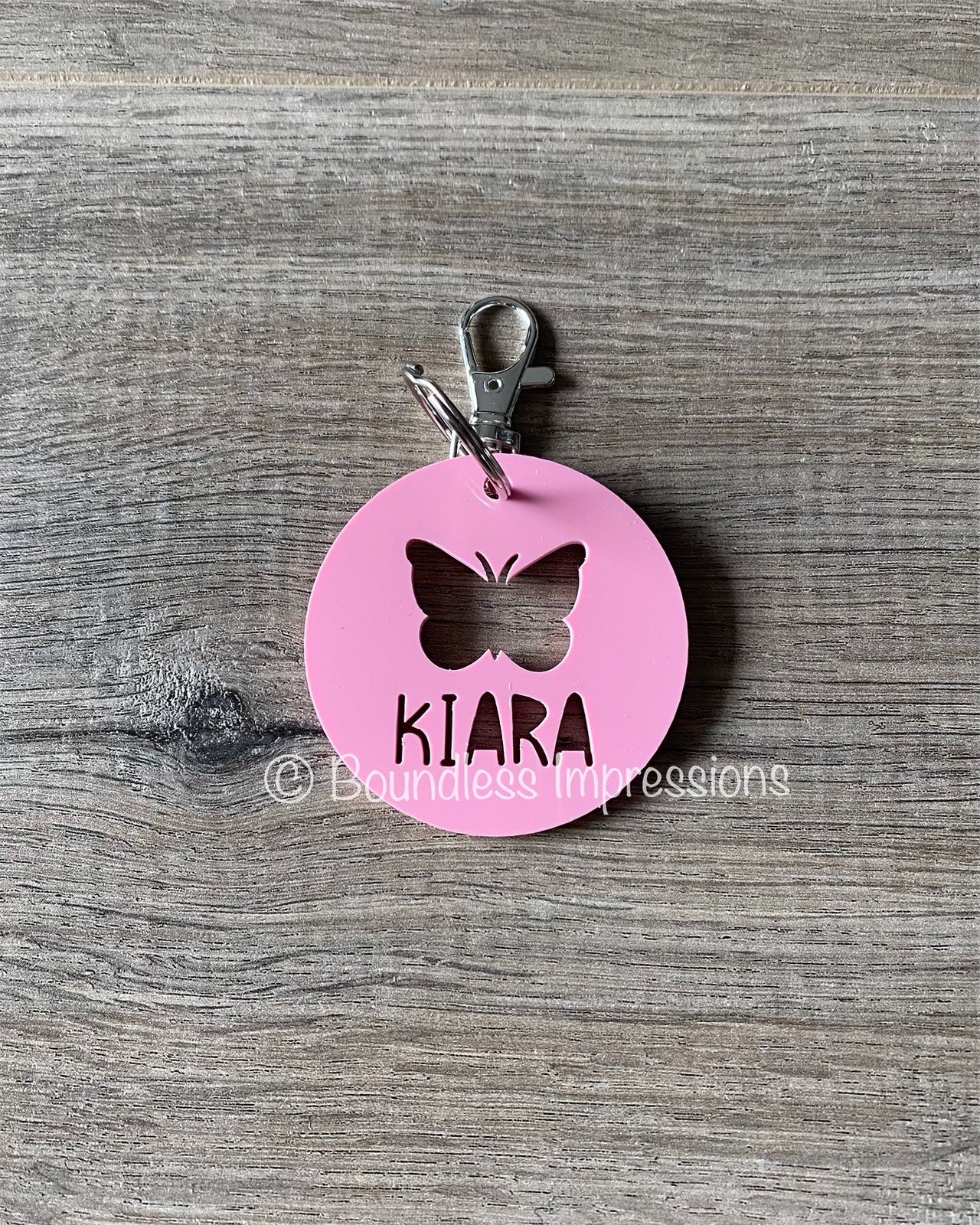 Acrylic Cutout Keyring/Bag Tags