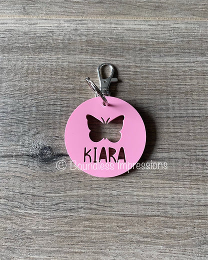 Acrylic Cutout Keyring/Bag Tags