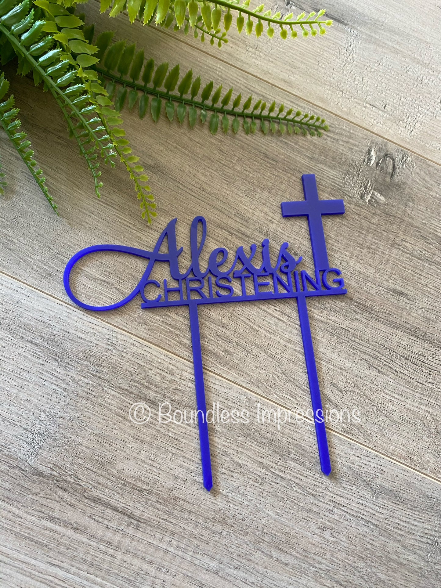 Acrylic Cake Topper Christening/Communion/Confirmation