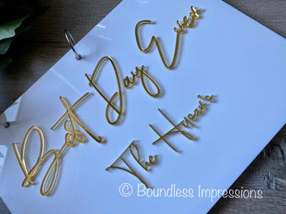 Personalised 3D Acrylic Guest Book