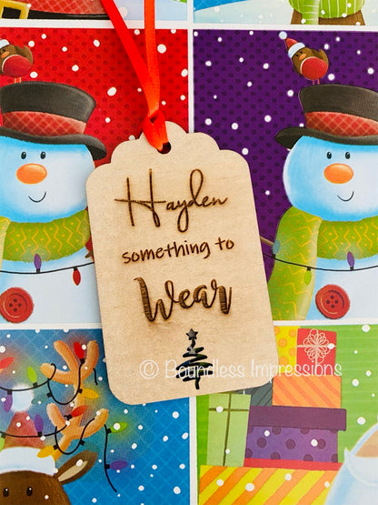 Personalised Christmas Gift Tag Set