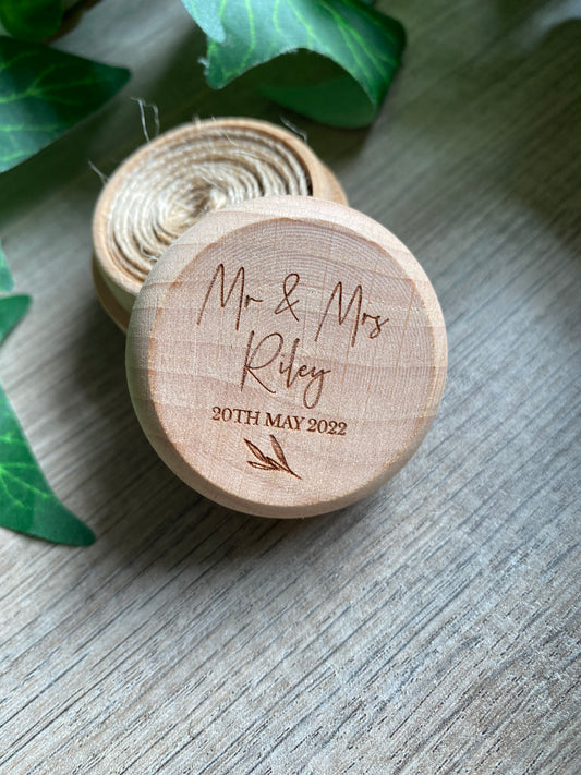 Personalised Ring Boxes