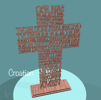 Boxed Mini ‘Our Father’ Crosses (Minimum 12)