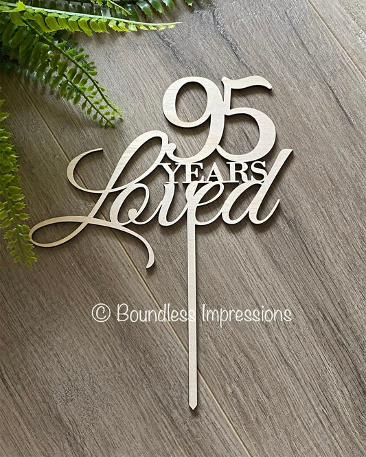 Timber Cake Toppers
