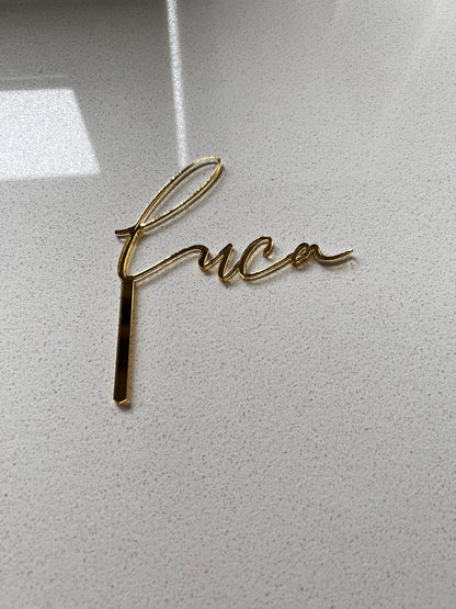 Custom Acrylic Cake Toppers