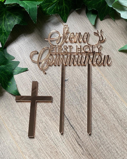 Acrylic Cake Topper Christening/Communion/Confirmation
