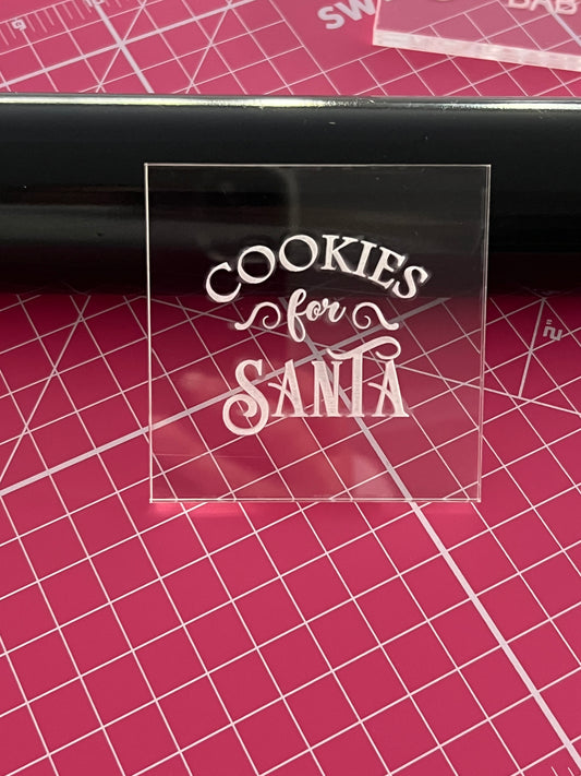 Cookie Stamp/Embosser (Cookies for Santa)