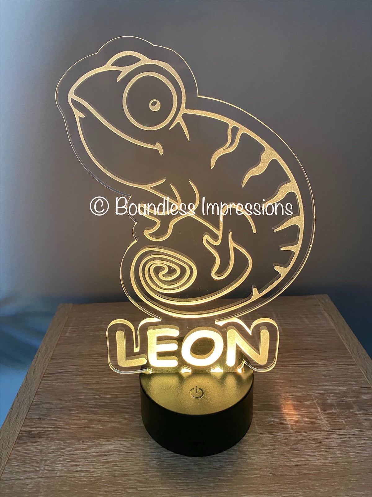 Personalised Custom Cut Out Colour Changing Night Lights