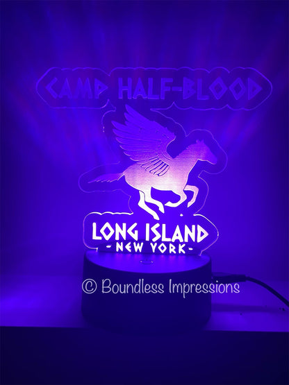 Personalised Custom Cut Out Colour Changing Night Lights
