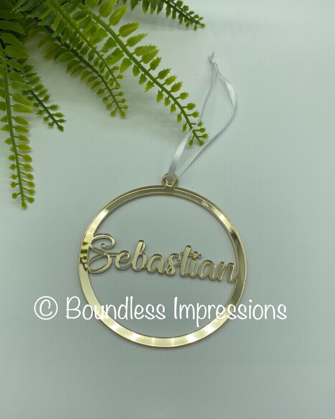 Hoop Christmas Ornaments