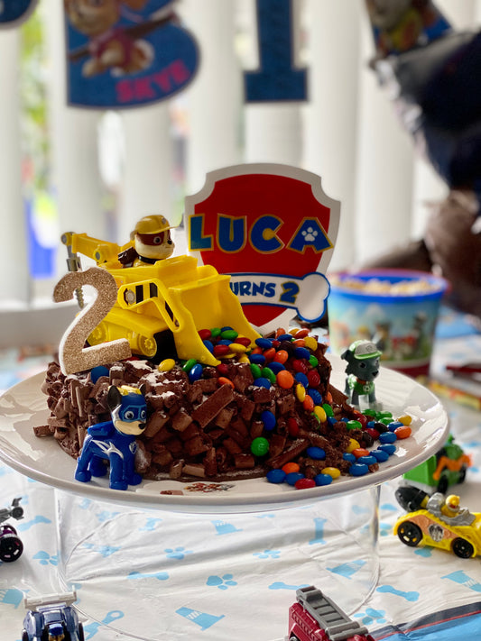 Personalised Paw Patrol Cake Topper
