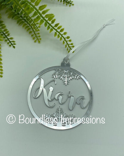 Hoop Christmas Ornaments