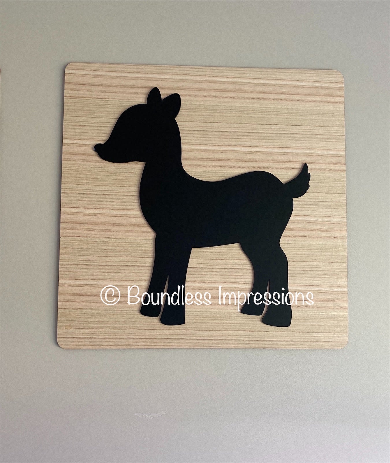 Set 3 - Double Layer Animal Wall Plaques