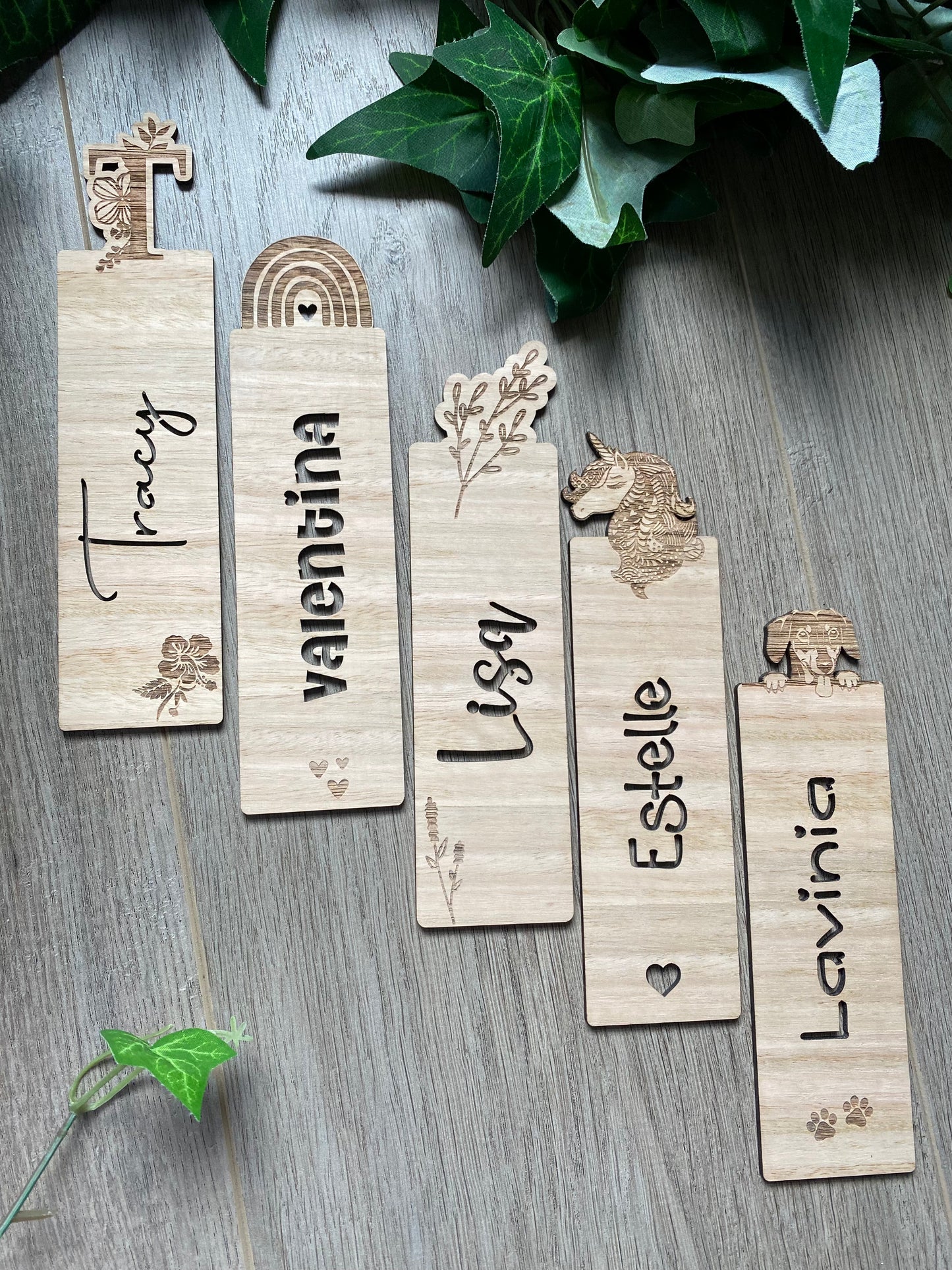Timber Character Bookmarks