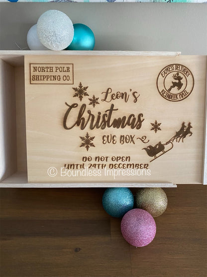Engraved Christmas Eve Boxes