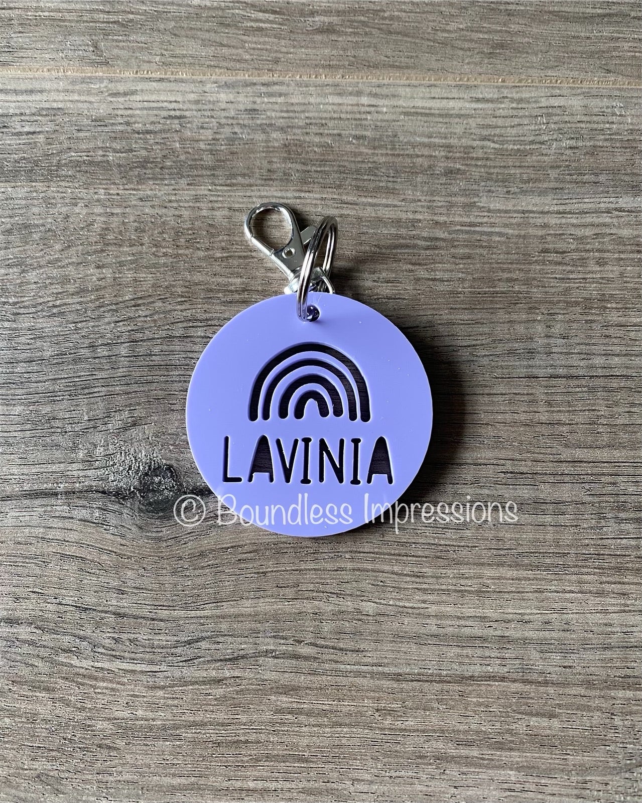 Acrylic Cutout Keyring/Bag Tags