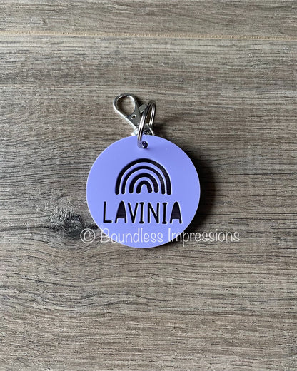 Acrylic Cutout Keyring/Bag Tags