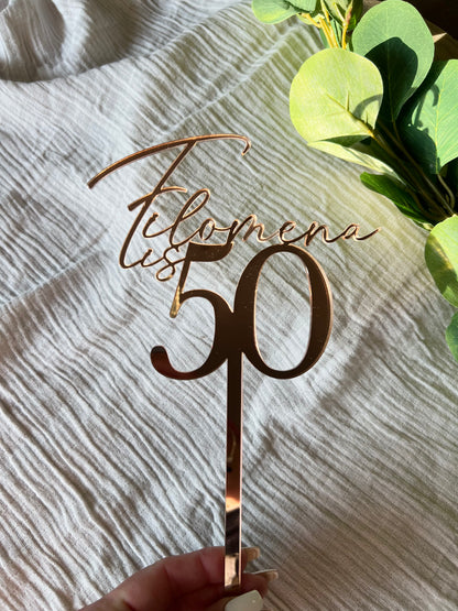 Custom Acrylic Cake Toppers